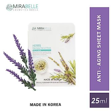 Mirabelle: Herbs Facial Sheet Mask - 25ml