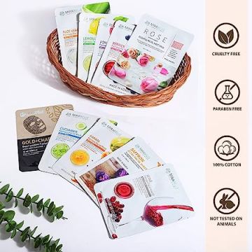 Mirabelle: Lemon Lime Facial Sheet Mask - 25ml