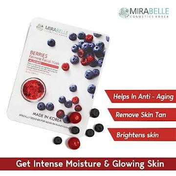 Mirabelle: Facial Sheet Mask Combo - Pack of 6 - 25ml each