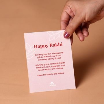 Omay Foods: Nourishing Treats Rakhi Gift Box