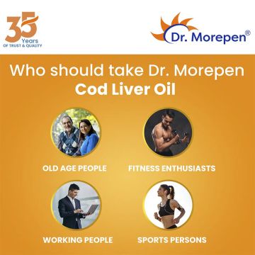 Dr. Morepen: COD Liver Oil Capsules - 100 Capsules