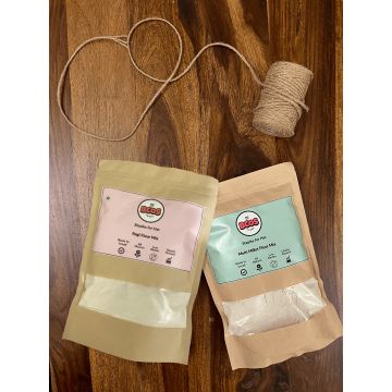 BCOS Foods: Multi Millet & Ragi Flour Mix Combo - 1kg each
