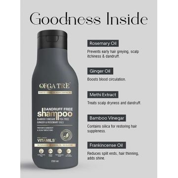 Orgatre: Dandruff free Shampoo - 250ml