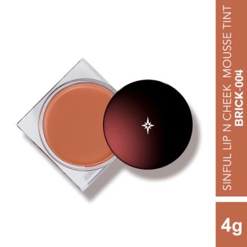 Colorbar: Sinful Lip N Cheek Mousse Tint Brick 004 - 4gm