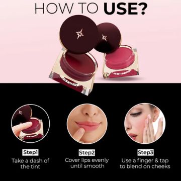 Colorbar: Sinful Lip N Cheek Mousse Tint Pink Pie 006 - 4gm