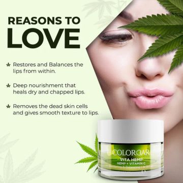 Colorbar: Vita Hemp Restoring & Balancing Lip Scrub - 15gm