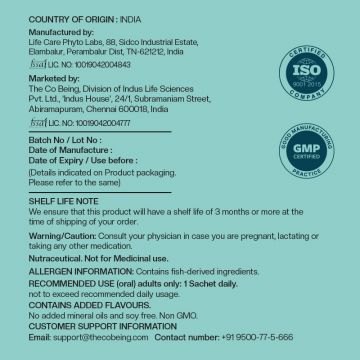 The Co Being: Marine Collagen Peptides - 30 Sachets