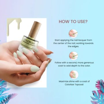 Colorbar: Vegan Nail Lacquer Joyful Tone Lemon Tart-16 - 8ml