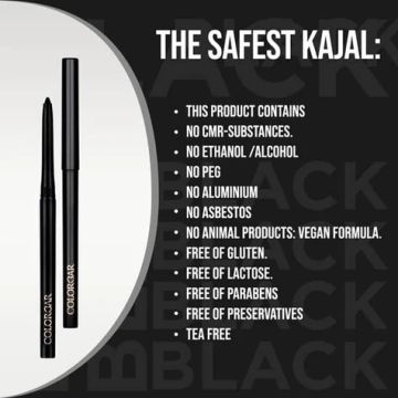 Colorbar: Intensely Rich  Kajal Dreamy Black.1 - 1.30gm
