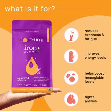 Nyumi: Iron+ Gummies - 30 Gummies