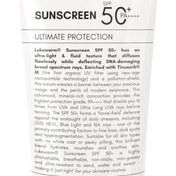 Lukewarm: Sunscreen SPF 50+ PA++++ - 100ml
