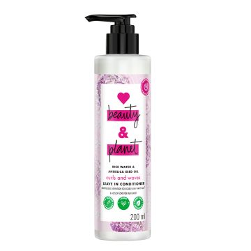 Love Beauty And Planet: Rice Water & Angelica Seed Oil Silicone Free Leave-in...