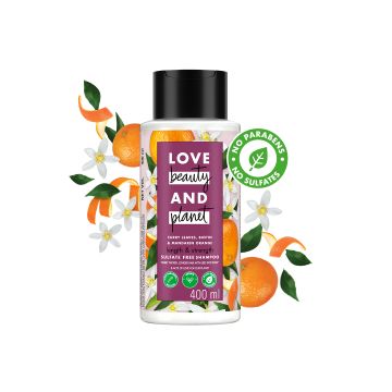 Love Beauty And Planet: Curry Leaves Biotin & Mandarin Sulfate Free Shampoo - 400ml