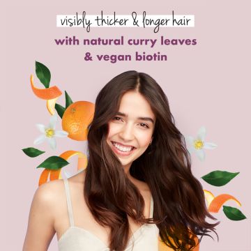 Love Beauty And Planet: Curry Leaves Biotin & Mandarin Sulfate Free Shampoo - 400ml