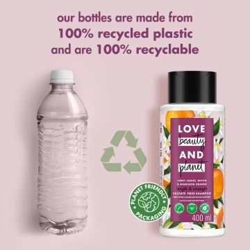 Love Beauty And Planet: Curry Leaves Biotin & Mandarin Sulfate Free Shampoo - 400ml