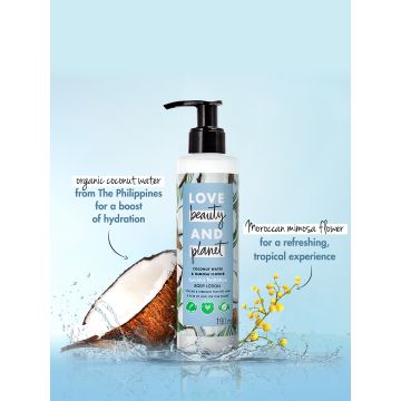 Love Beauty And Planet: Coconut Water & Mimosa Flower Body Lotion - 190ml