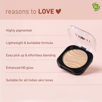 Plum: There You Glow Highlighter - Champagne Pearl -  4.5gm