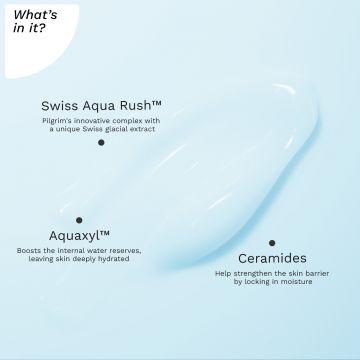 Pilgrim: Swiss Aqua Rush Overnight Hydrating Face Cream - 50gm