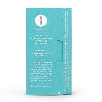 Bleu: Spiral Condoms - 8 Count (Pack of 6)