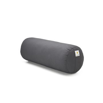 Sarveda: Organic Cotton Yoga Bolster - Dark Grey