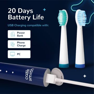 Caresmith: Spark Rechargeable Electric Toothbrush - Blue