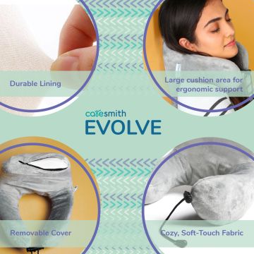 Caresmith: Evolve Memory Foam Neck Pillow