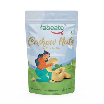 Fabeato: Natural Premium Whole Raw Cashews - 500gm