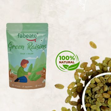 Fabeato: Natural Premium Seedless Green Raisins - 250g
