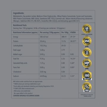 Proathlix: Heavy Muscle Gain - Mango - 5kg