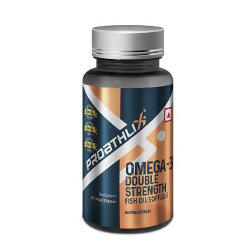 Proathlix: Omega 3 Double Strength Fish Oil Softgels - 60 Capsules