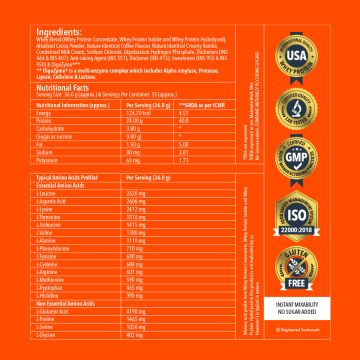 Proathlix: Universal Blend Whey Protein - Cafe Mocha - 2kg                     