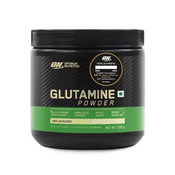 Optimum Nutrition: Glutamine Powder - 250gm - Unflavored