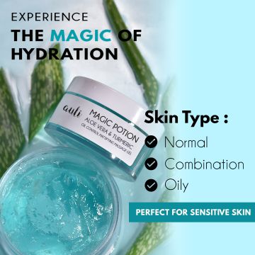 AULI: Aloe Vera and Turmeric Gel - 60gm