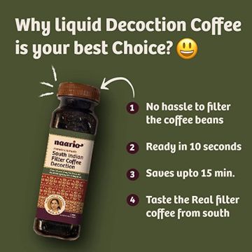 Naario: South Indian Filter Coffee Decoction (200ml * 2 units)