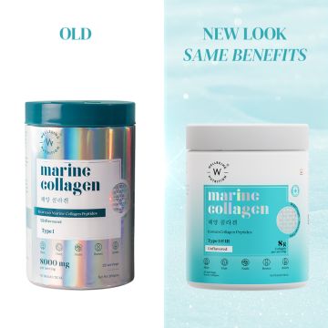 Wellbeing Nutrition: Pure Korean Marine Collagen Peptides - Unflavoured - 200 gm