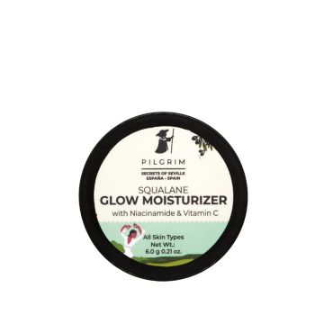 Pilgrim: Mini- Squalane Glow Moisturizer With Niacinamide + Vitamin C ( 6 Gm ) ( Mini / Small Pack / Sample )