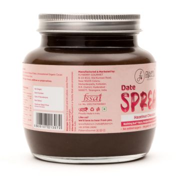 Flyberry Gourmet: Choco Hazelnut Spread, 250g | Sugarfree | Vegan | Keto & Diabetes Friendly