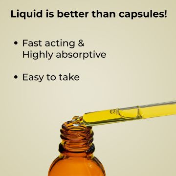 Rooted Active Naturals: Lions Mane mushroom liquid Extract (30 ml) | Memory, Focus, Brain Powder & Nerve Health