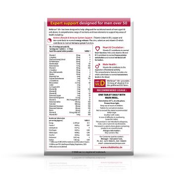 Wellwoman: 50+ Multivitamins For Women| Vegetarian 30 Tablets