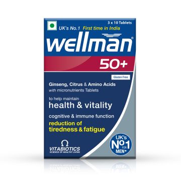 Wellwoman: 50+ Multivitamins For Women| Vegetarian 30 Tablets