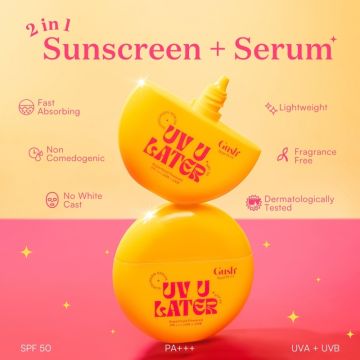 Gush: Beauty UV U Later Sunscreen Serum