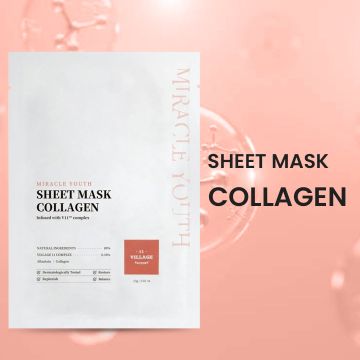 Village11 Factory: Miracle Youth Sheet Mask Collagen  23gm