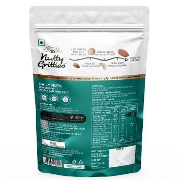 Nutty Gritties: Daily Nuts Roasted in Himalayan Pink Salt - 200g