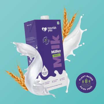 Nourish You: Plant Based Millet Milk Original 200Ml ( Pack Of 12)