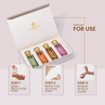 Carlton London: Fantasy Gift Set of 4 -20ml Each