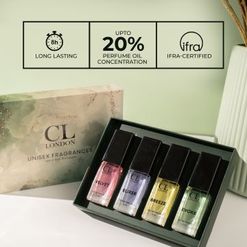 Carlton London: Unisex EDP Gift Set of 4 - 15ml each