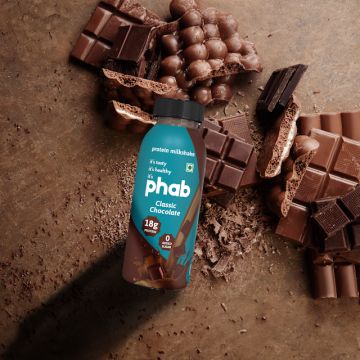 Phab: Protein Milkshake Classic Chocolate - Pack of 6 x 200ml