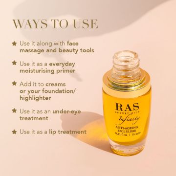 RAS Luxury Oils: Infinity Anti-Ageing Face Elixir - 6ml