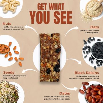 Beyond Food: Meal Replacement Energy Bar - Assorted Pack (Pack of 6)