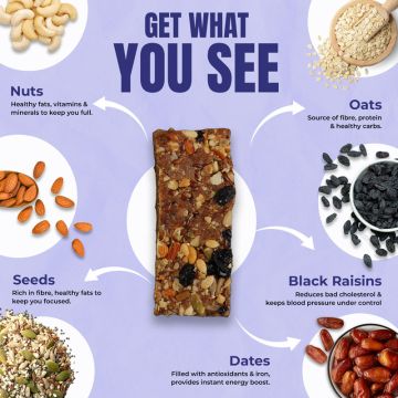 Beyond Food: Meal Replacement Energy Bar - Assorted Pack (Pack of 6)